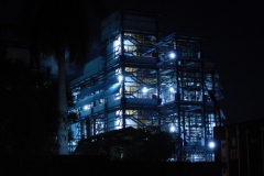 Plant at Atul, by night